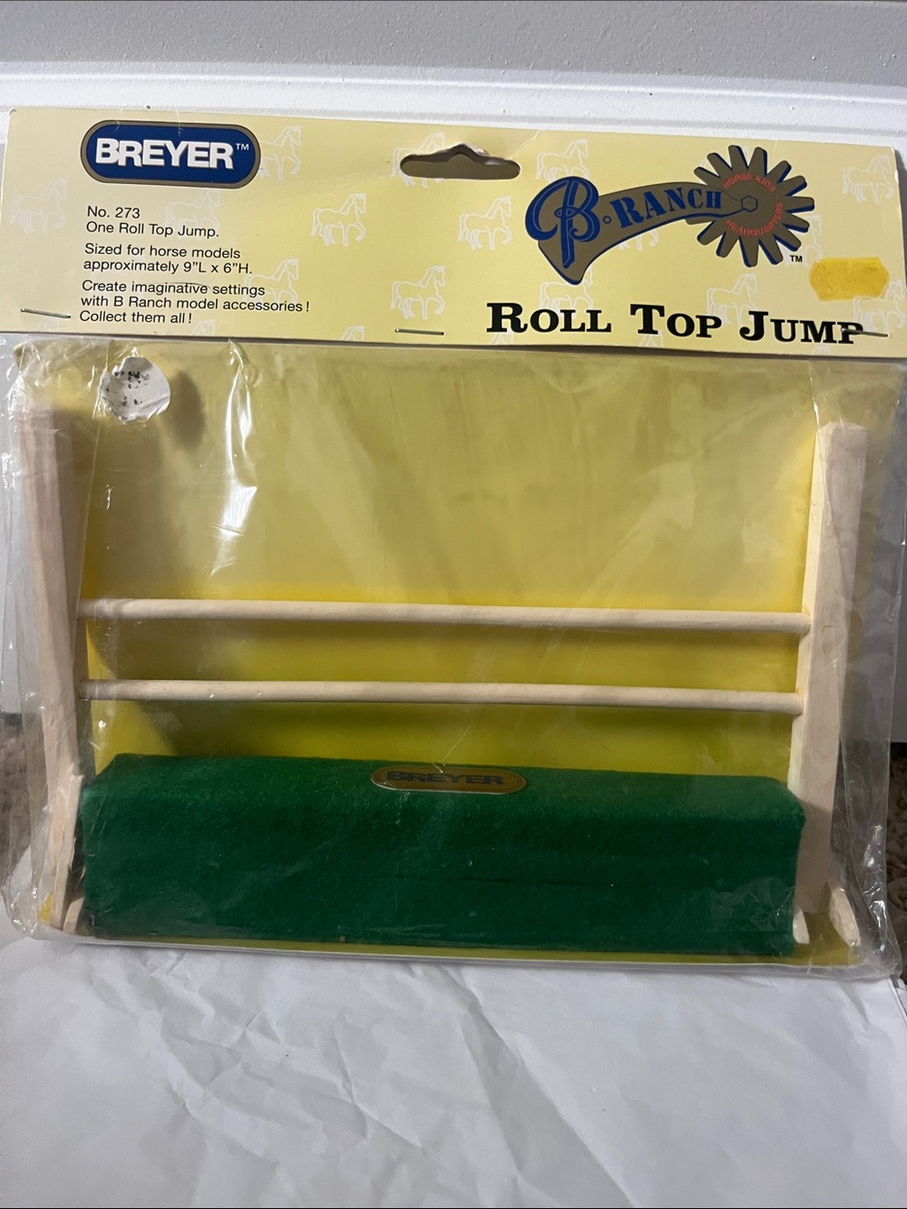 Breyer Wood Roll Top Jump
